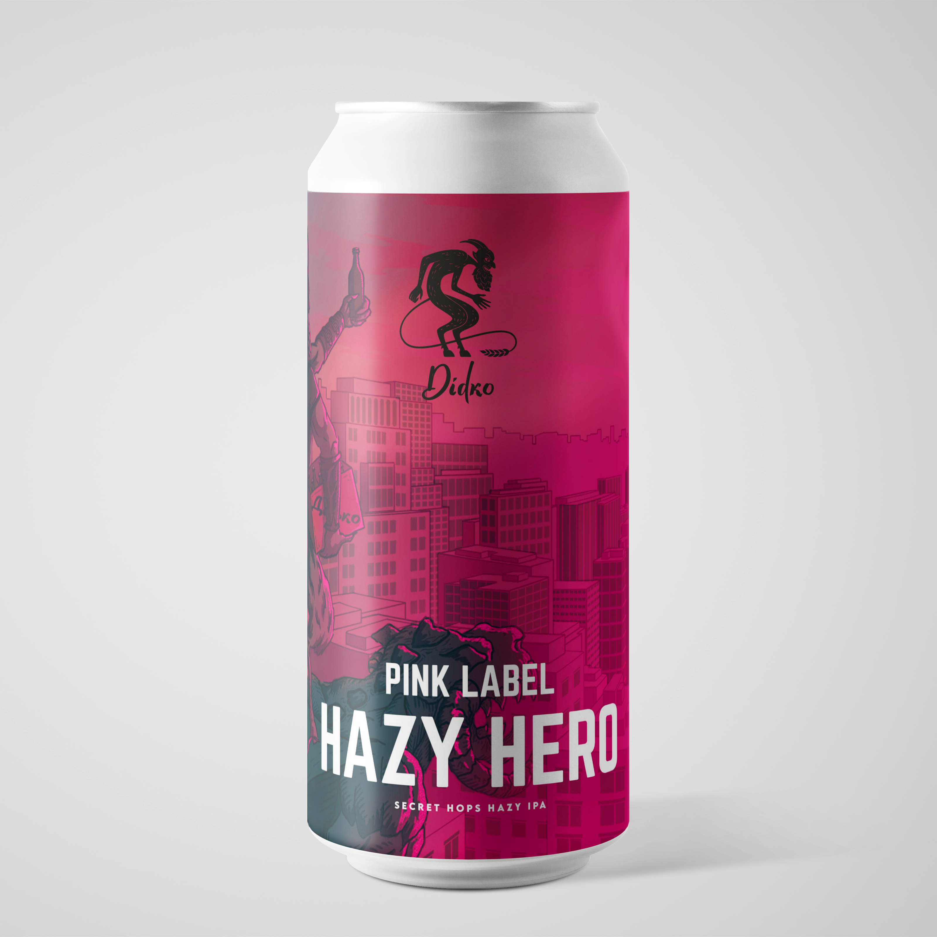 Hazy Hero - Pink label