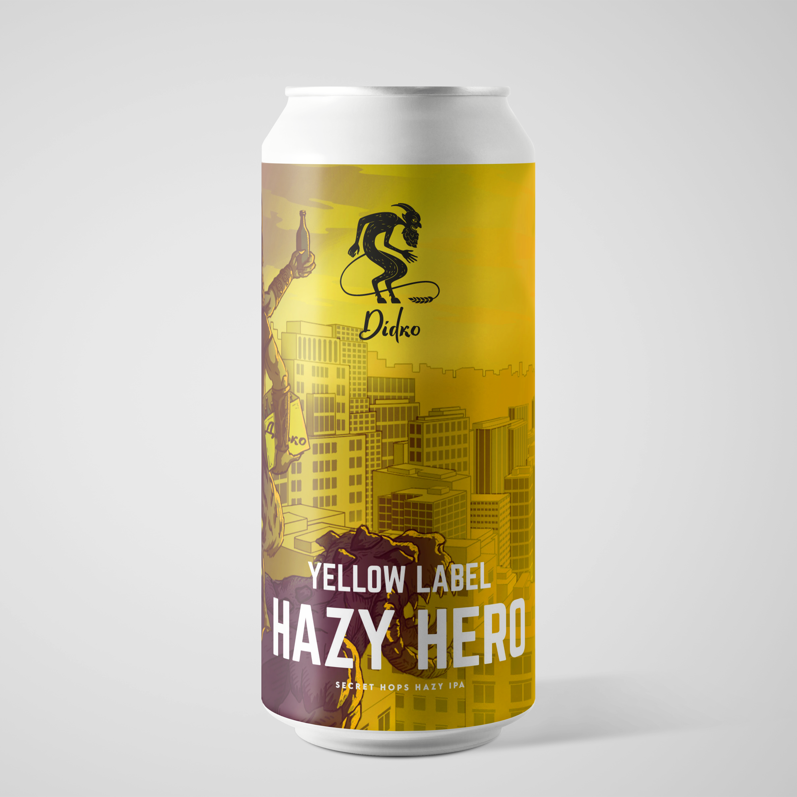 Hazy Hero - Yellow Label